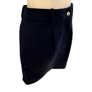 Woman's J Crew Collection trouser mini skirt in wool-twill blend, size 2